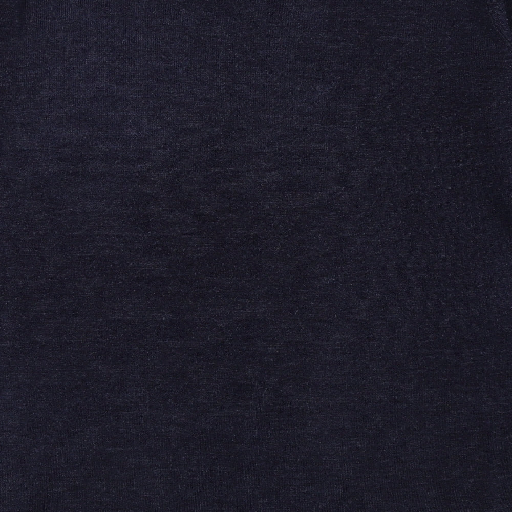 M&Co Mens Blue   Pullover Jumper Size L