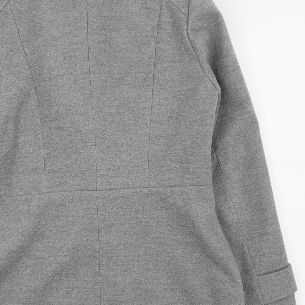 Debenhams Womens Grey   Overcoat Coat Size 12