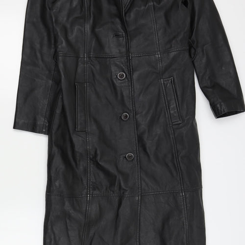 skin Tones Womens Black   Overcoat Coat Size 12