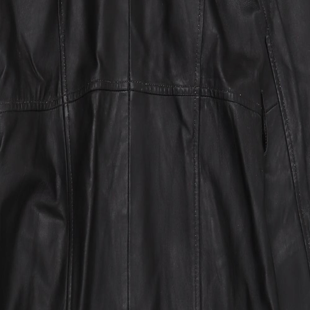 skin Tones Womens Black   Overcoat Coat Size 12