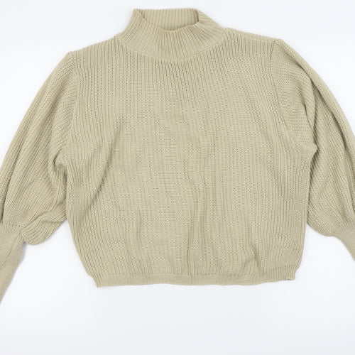 Stylewise Womens Beige   Pullover Jumper Size M