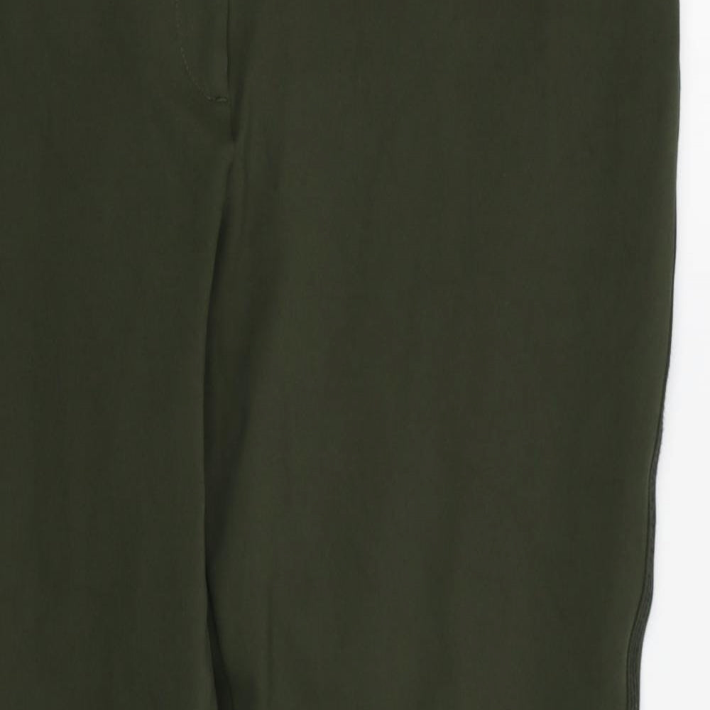 M&s Womens Green   Trousers  Size 16 L25 in