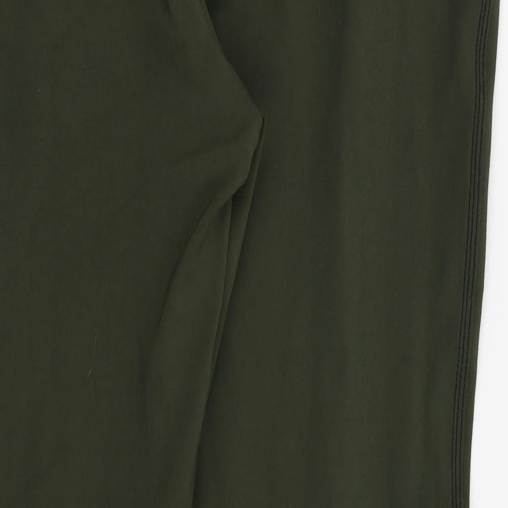 M&s Womens Green   Trousers  Size 16 L25 in