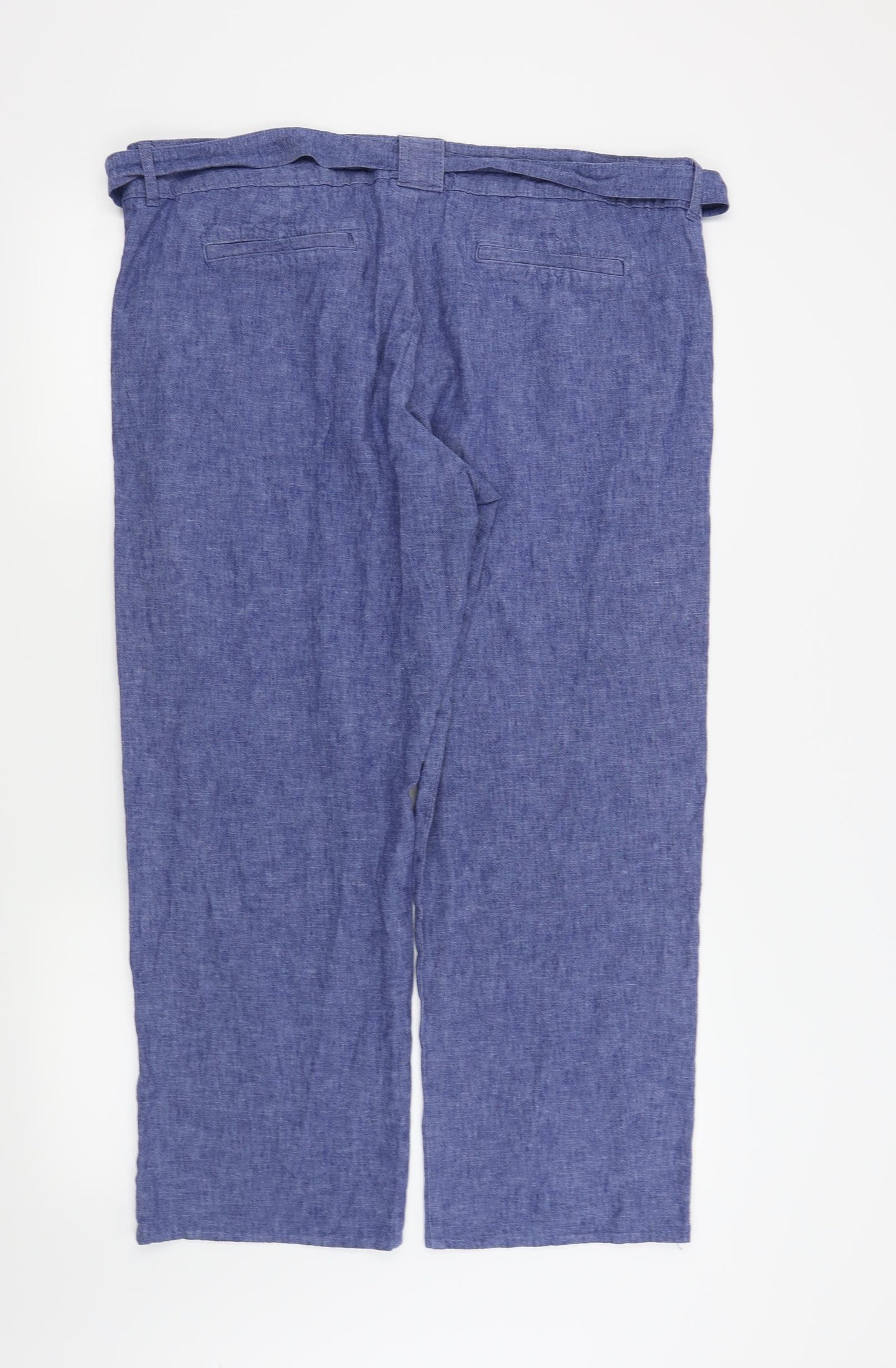 F&F Womens Blue   Trousers  Size 18 L25 in