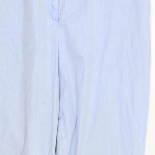 M&S Womens Blue   Trousers  Size 16 L25 in