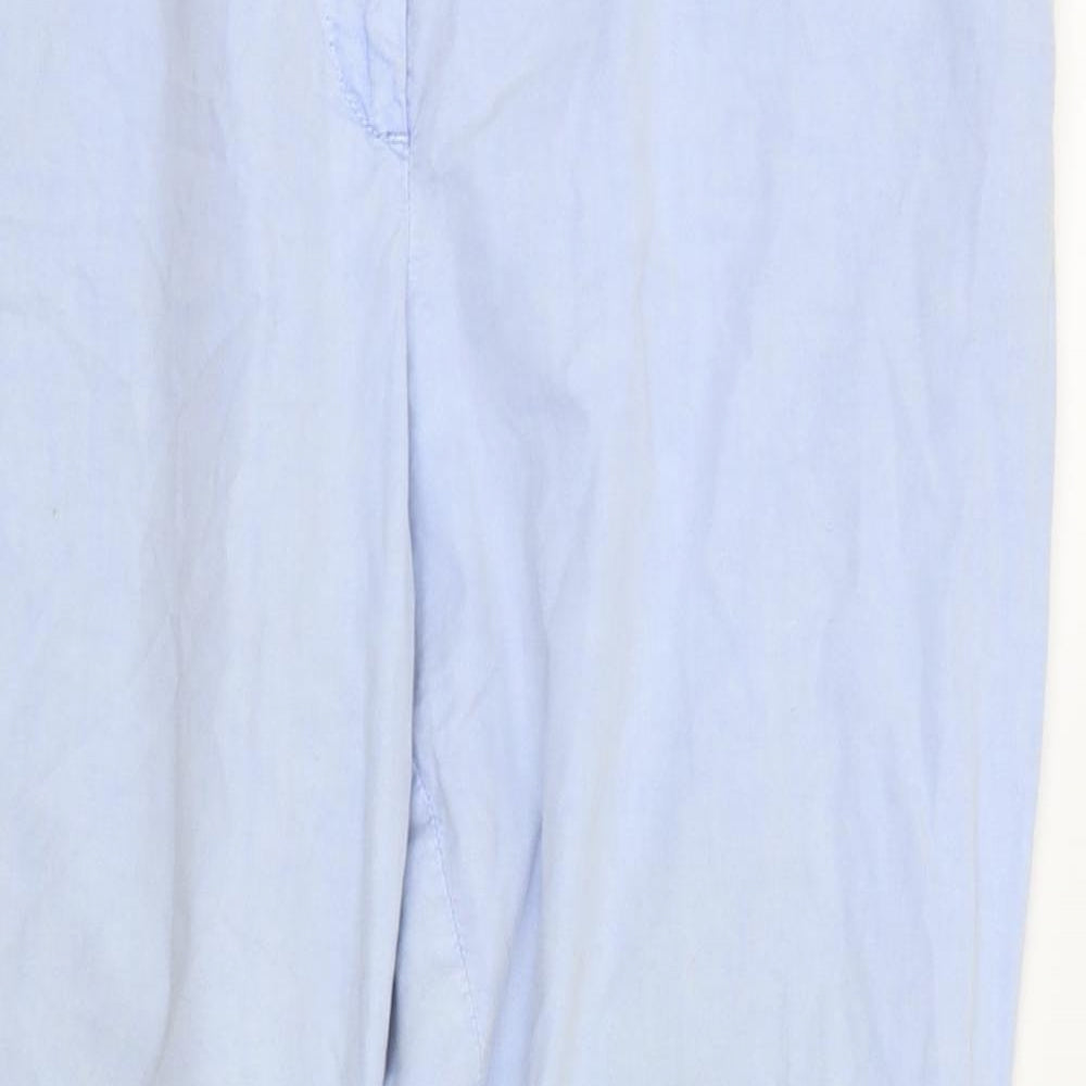 M&S Womens Blue   Trousers  Size 16 L25 in