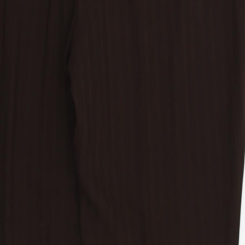 Preworn Womens Brown   Trousers  Size 34 in L29 in