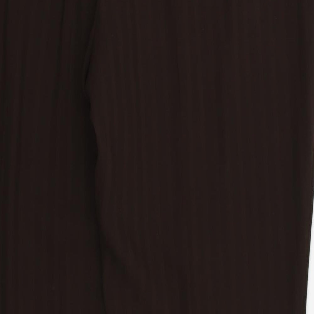 Preworn Womens Brown   Trousers  Size 34 in L29 in