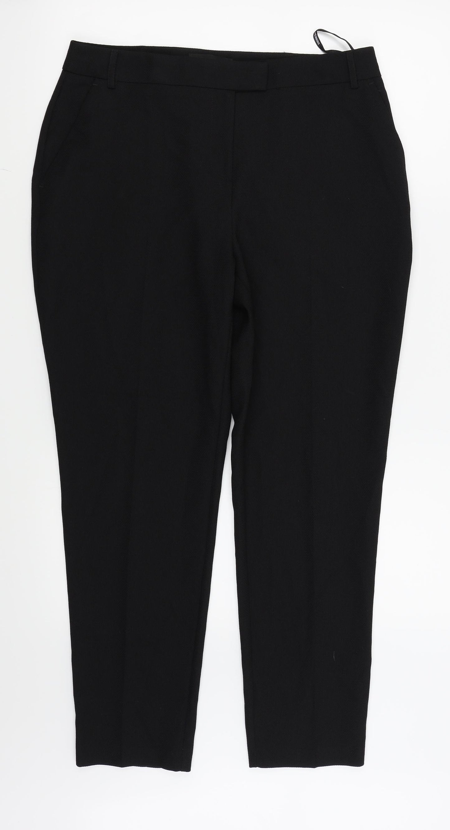 Dorothy Perkins Womens Black   Trousers  Size 12 L26 in