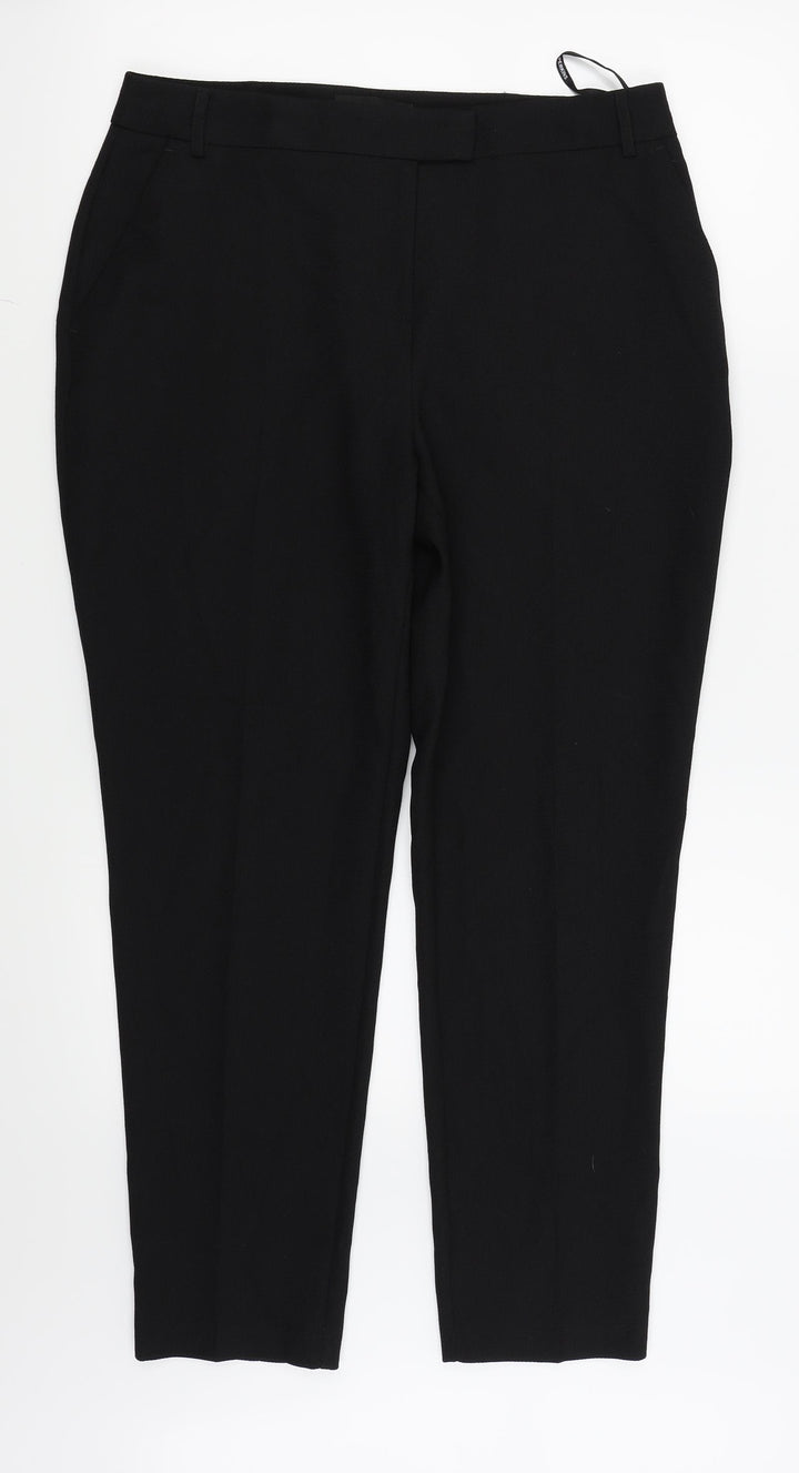 Dorothy Perkins Womens Black   Trousers  Size 12 L26 in