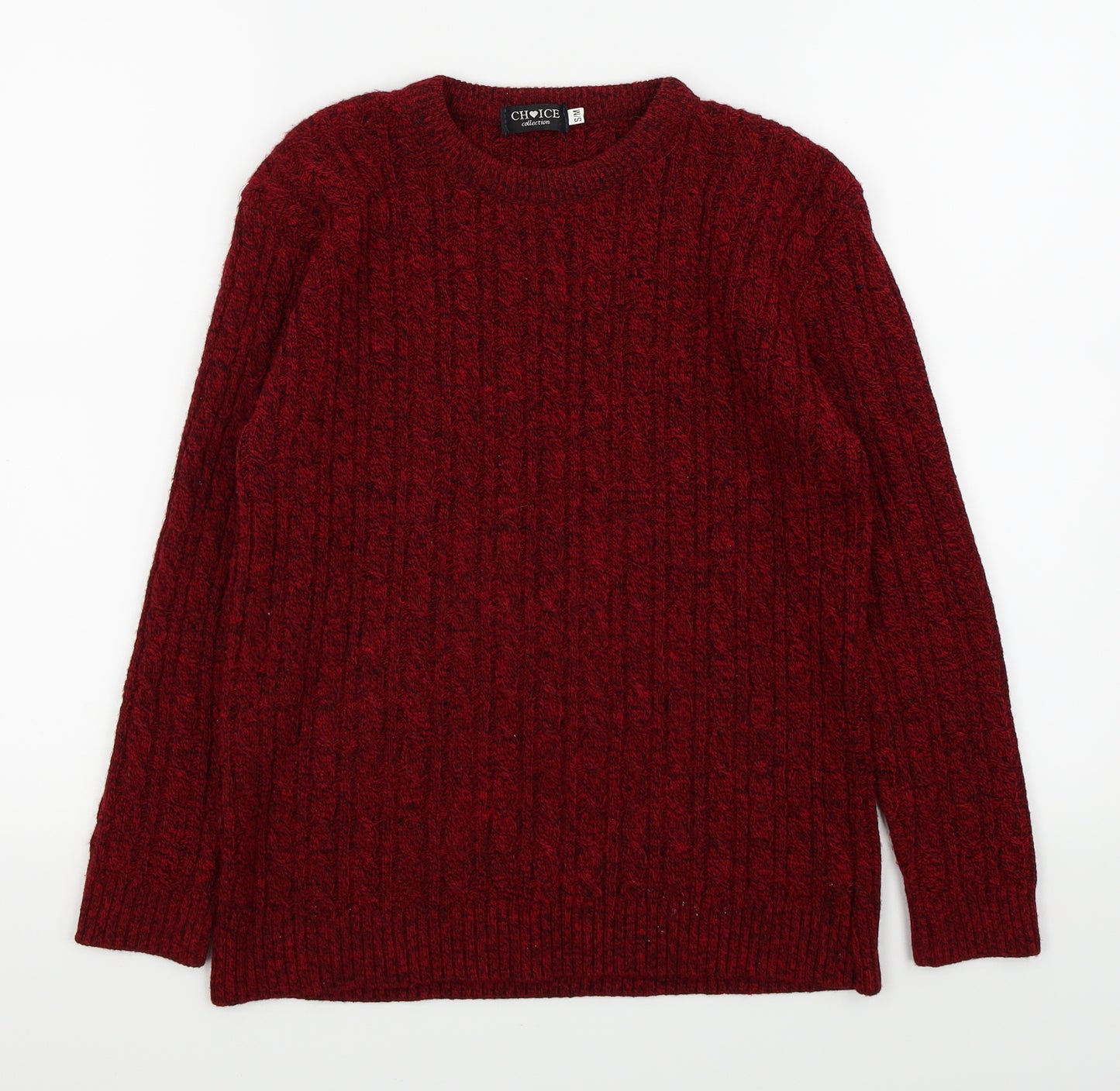 Choice Collection Womens Red   Pullover Jumper Size S
