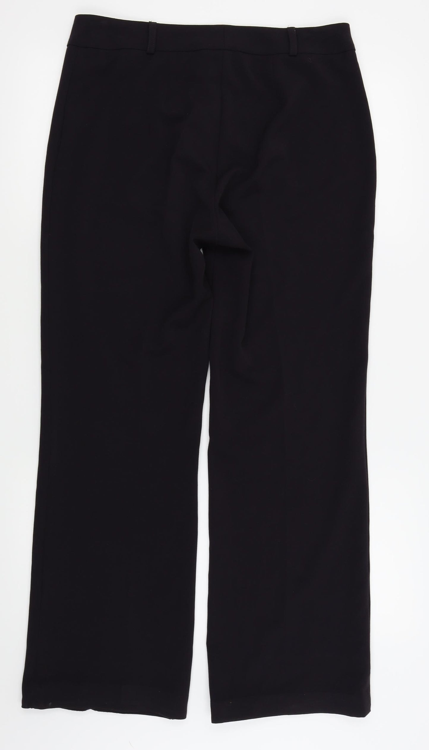 M&Co Womens Purple   Trousers  Size 12 L27.5 in