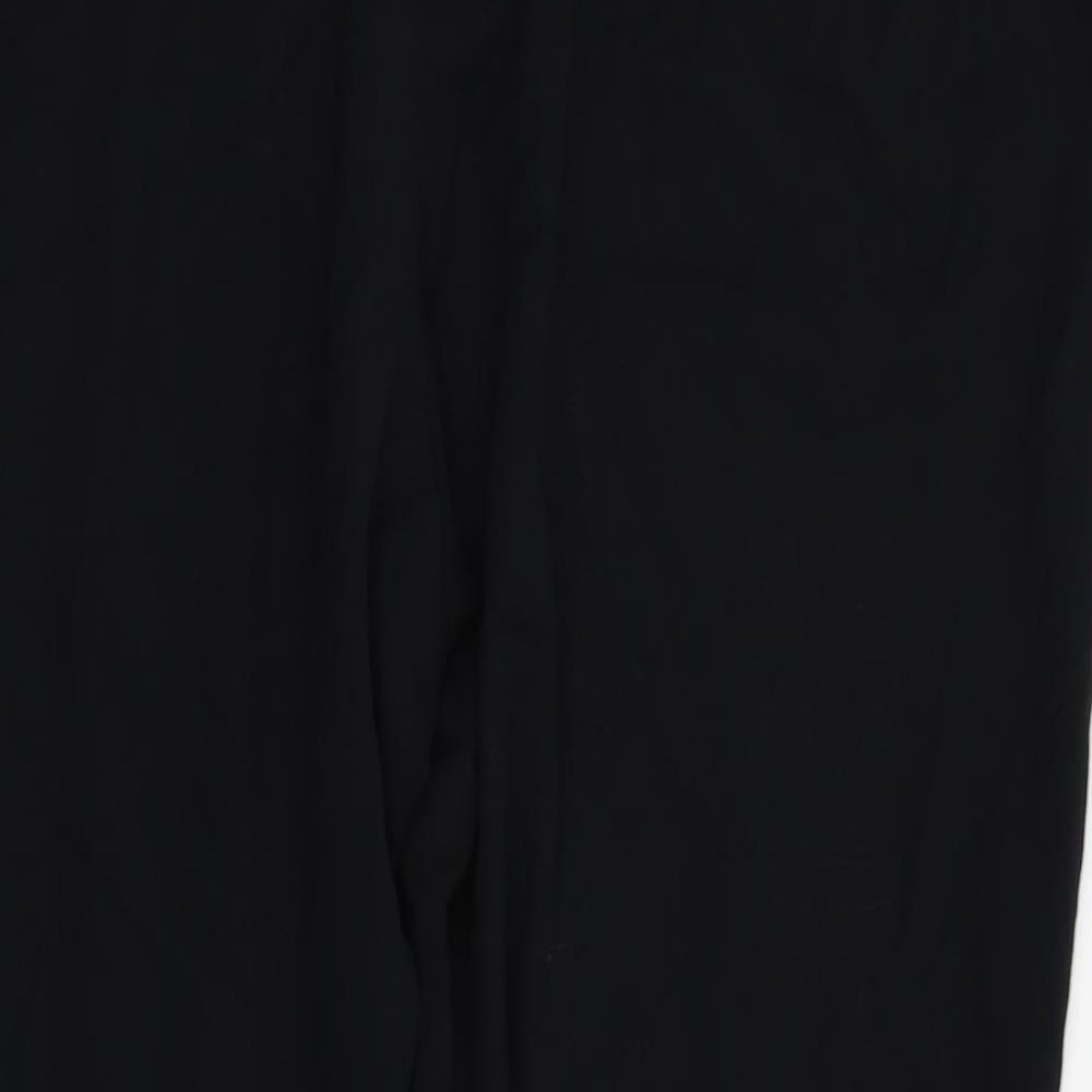 m&s Womens Black   Trousers  Size 20 L24 in