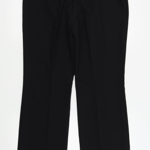 Papaya Womens Black   Trousers  Size 14 L26 in