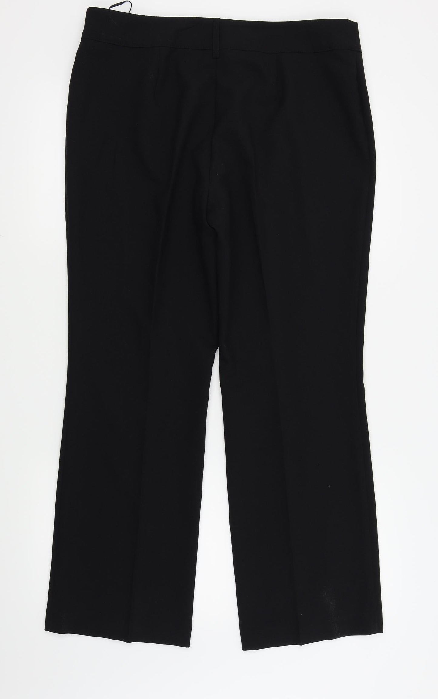 Papaya Womens Black   Trousers  Size 14 L26 in