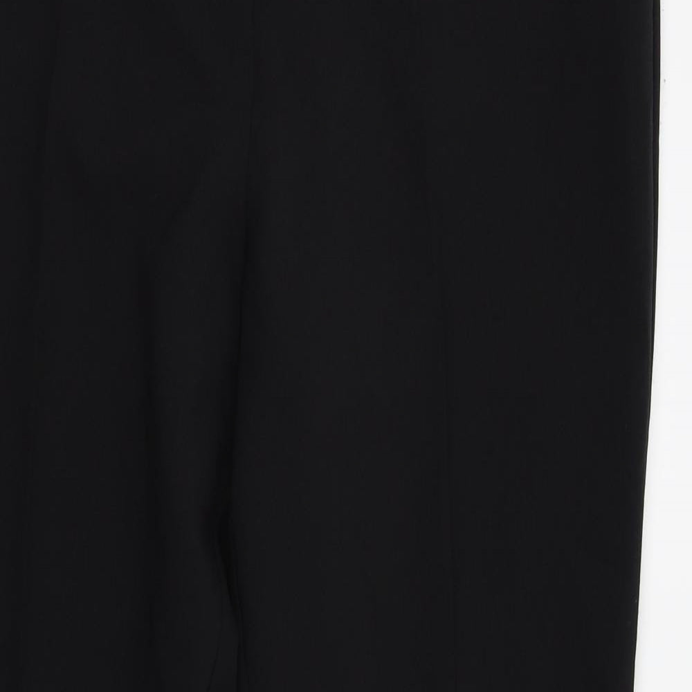 Papaya Womens Black   Trousers  Size 14 L26 in