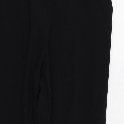 M&s Womens Black   Trousers  Size 14 L25 in