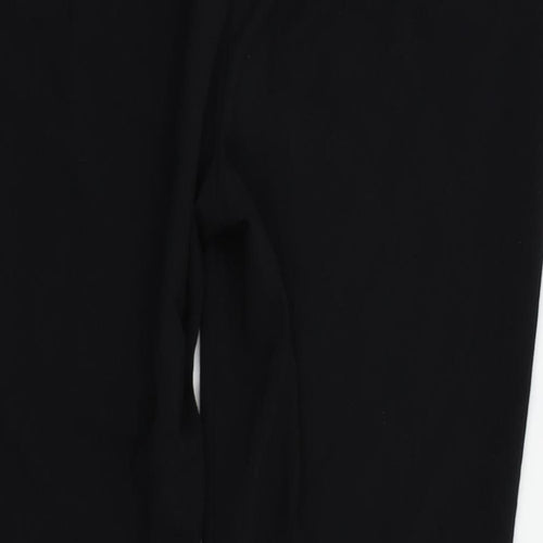 M&s Womens Black   Trousers  Size 14 L25 in