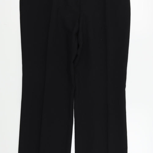 Papaya Womens Black   Trousers  Size 14 L26 in