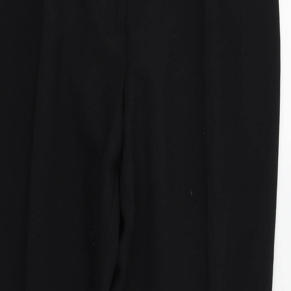 Papaya Womens Black   Trousers  Size 14 L26 in