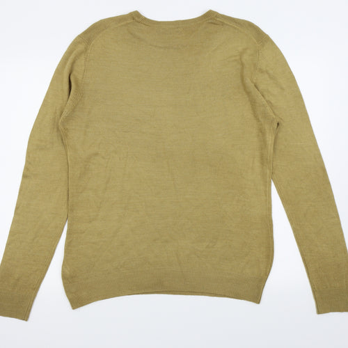Cedar Wood State Mens Beige   Pullover Jumper Size L