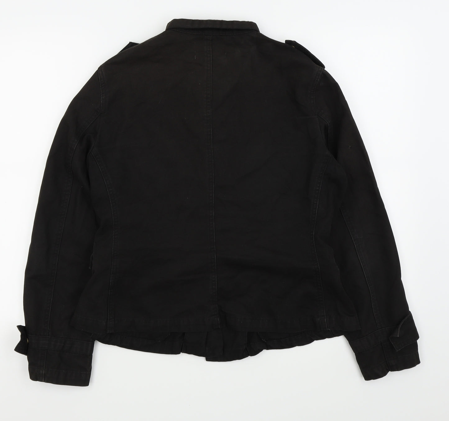 Preworn Womens Black   Jacket Coat Size 16