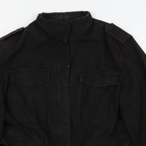 Preworn Womens Black   Jacket Coat Size 16