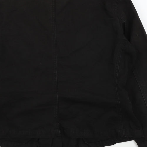 Preworn Womens Black   Jacket Coat Size 16
