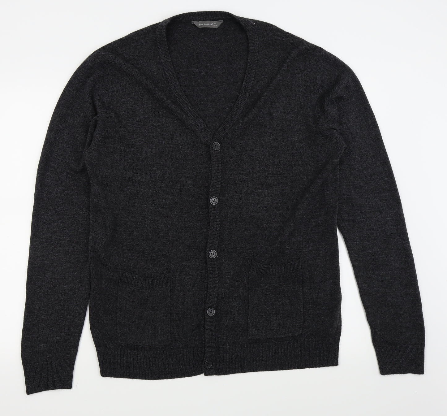 Cedar Wood State Mens Grey   Cardigan Jumper Size XL