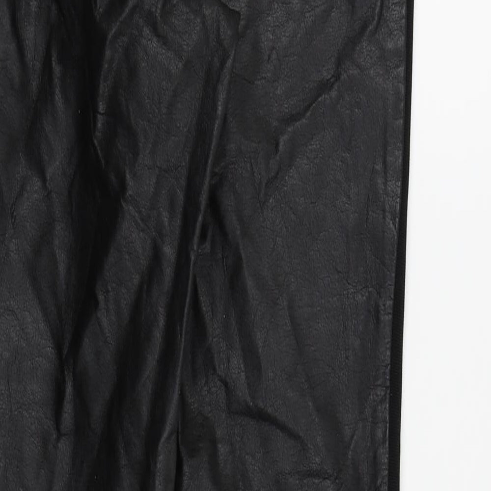H&M Womens Black   Trousers  Size 12 L20 in