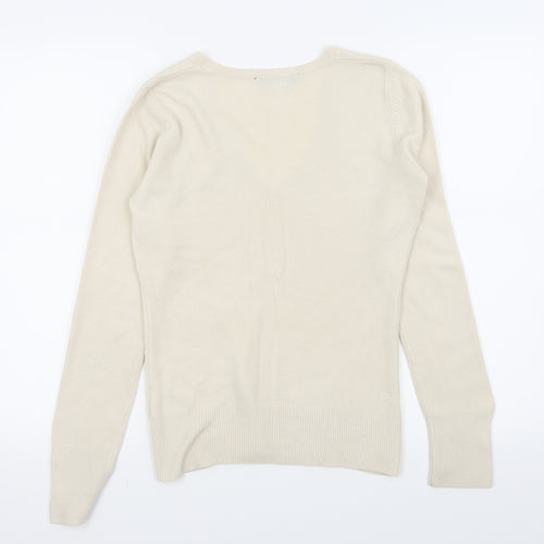 Dorothy Perkins Womens Beige   Basic T-Shirt Size 10