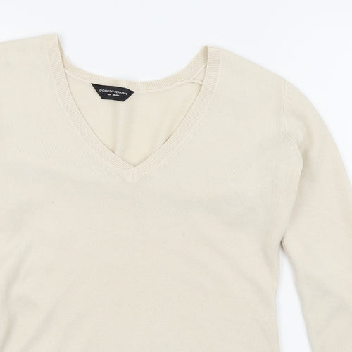 Dorothy Perkins Womens Beige   Basic T-Shirt Size 10