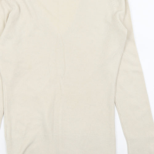 Dorothy Perkins Womens Beige   Basic T-Shirt Size 10