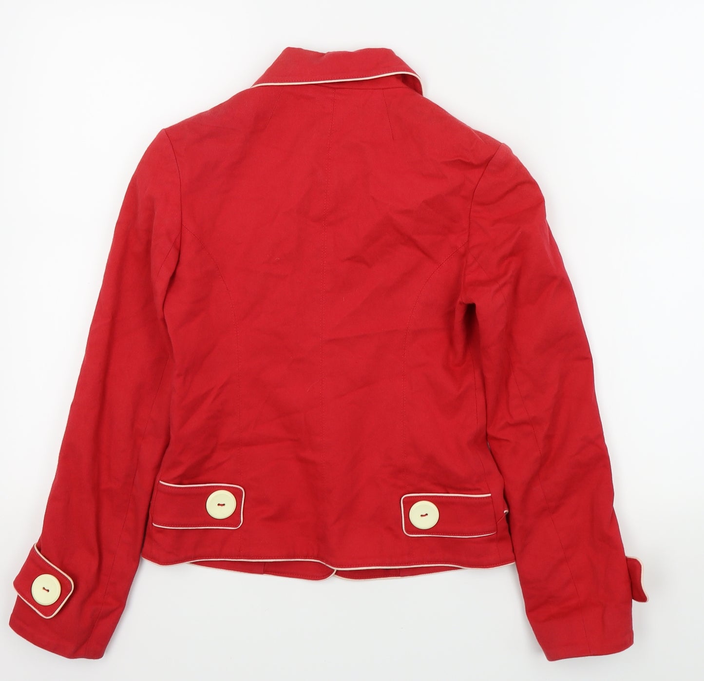 Topshop Womens Red   Jacket Blazer Size 6