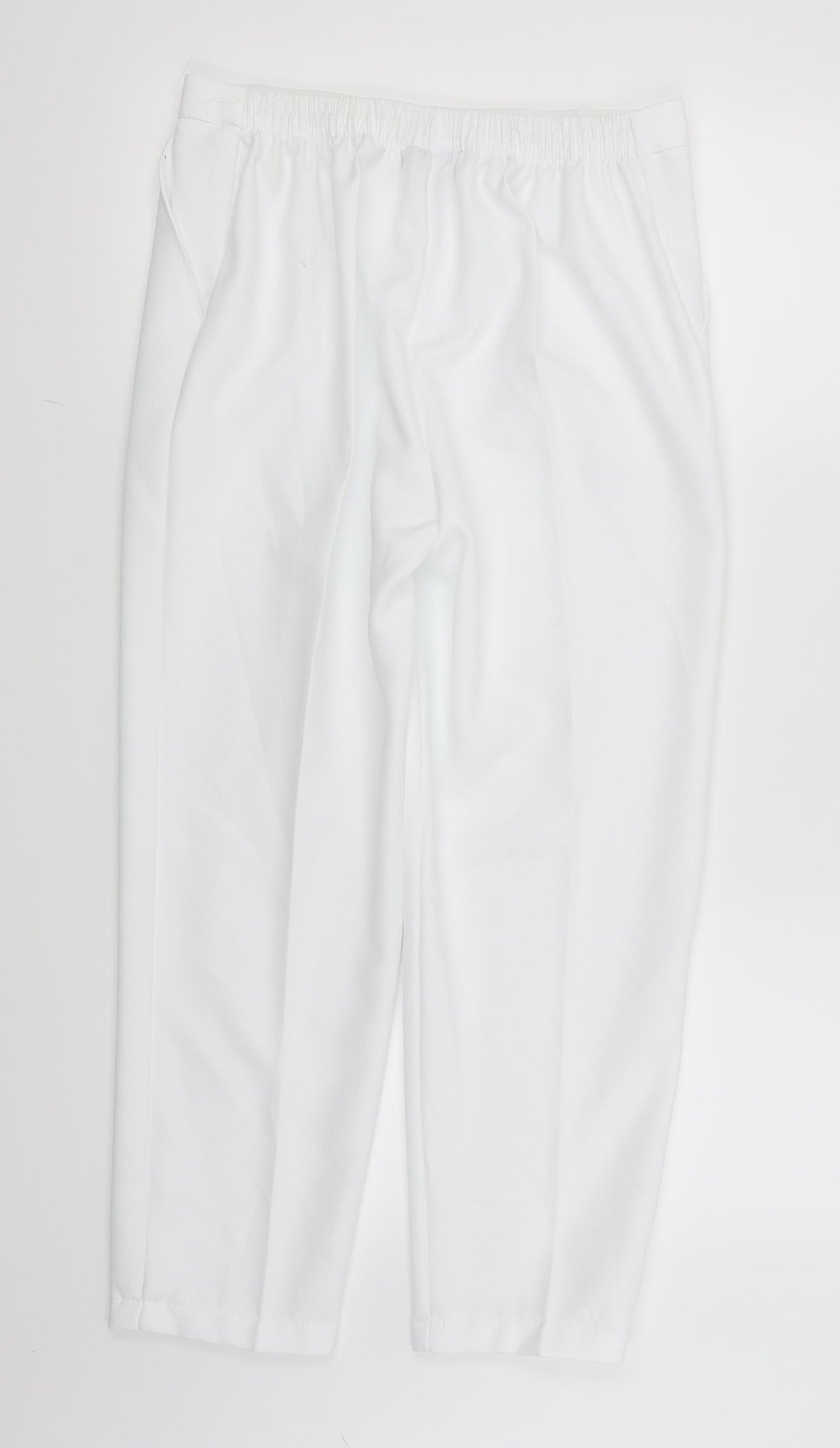 Preworn Womens White   Trousers  Size 14 L23 in