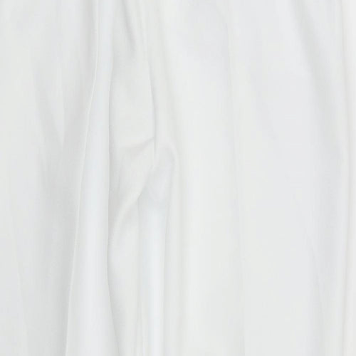Preworn Womens White   Trousers  Size 14 L23 in
