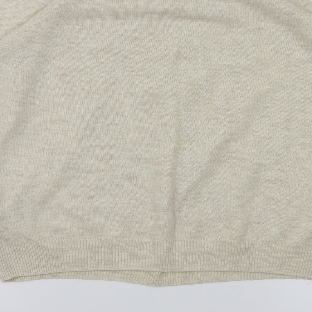 Warehouse Womens Ivory   Pullover Jumper Size 14
