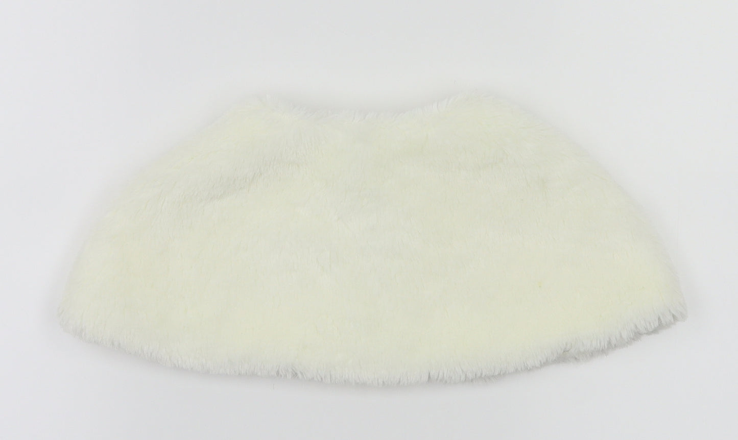 John Rocha Girls Ivory   Cape Jumper Size S