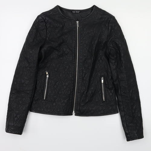 Select Womens Black   Jacket  Size 6
