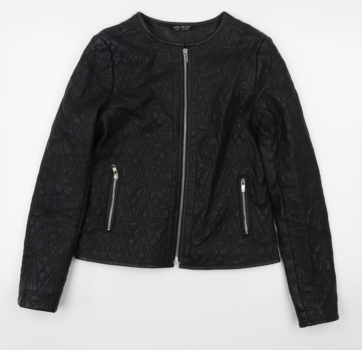 Select Womens Black Jacket Size 6