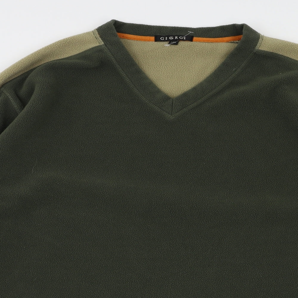 George Mens Green   Pullover Jumper Size 2XL