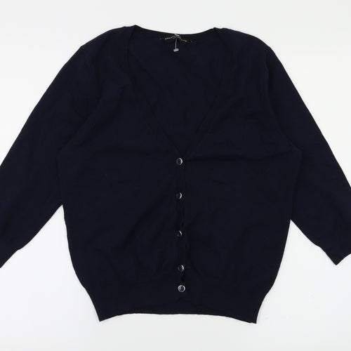 Dorothy Perkins Womens Blue   Cardigan Jumper Size 14