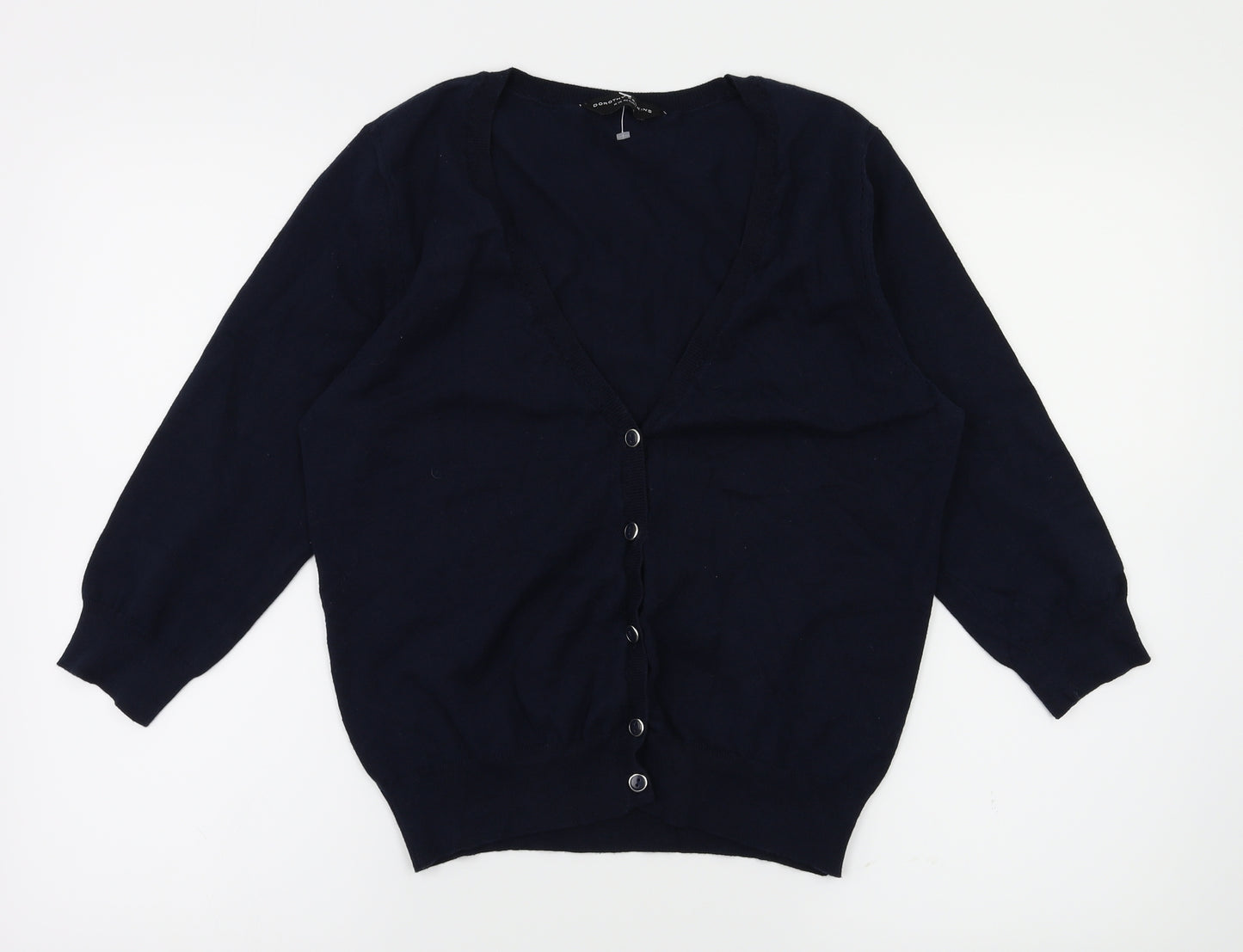Dorothy Perkins Womens Blue   Cardigan Jumper Size 14