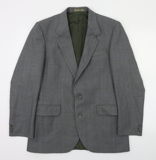Front view of Dunn & Co Grey Jacket Blazer, size 36