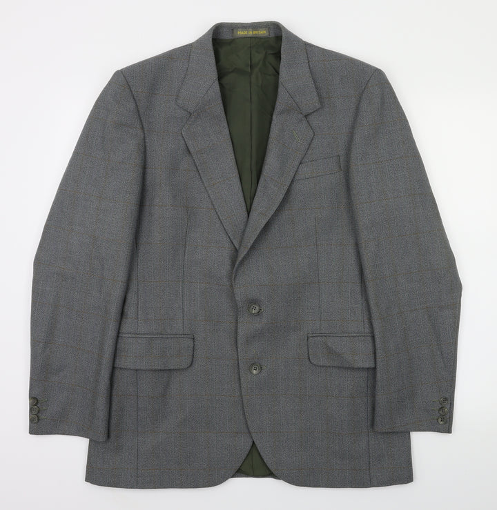 Dunn &Co Mens Grey   Jacket Blazer Size 36