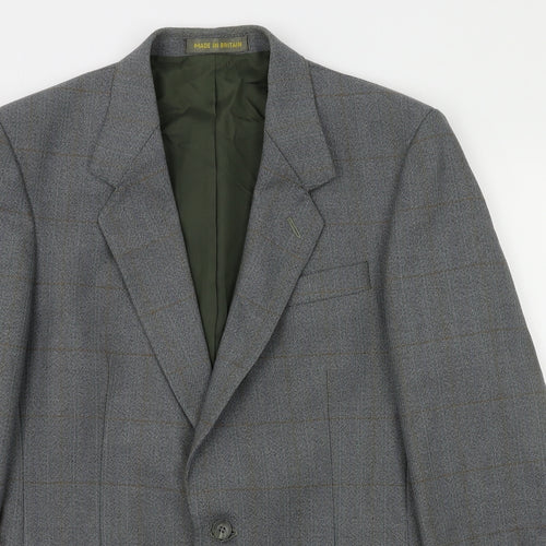 Dunn &Co Mens Grey   Jacket Blazer Size 36