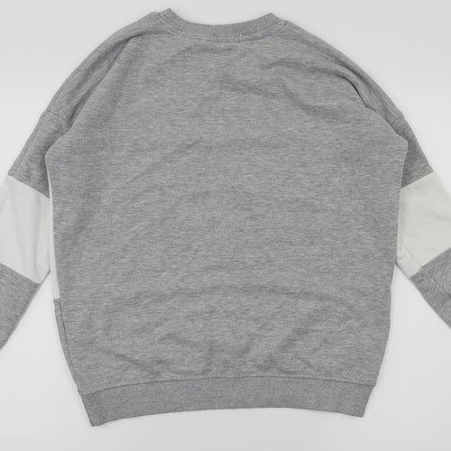 New Look Womens Grey   Pullover Hoodie Size 10