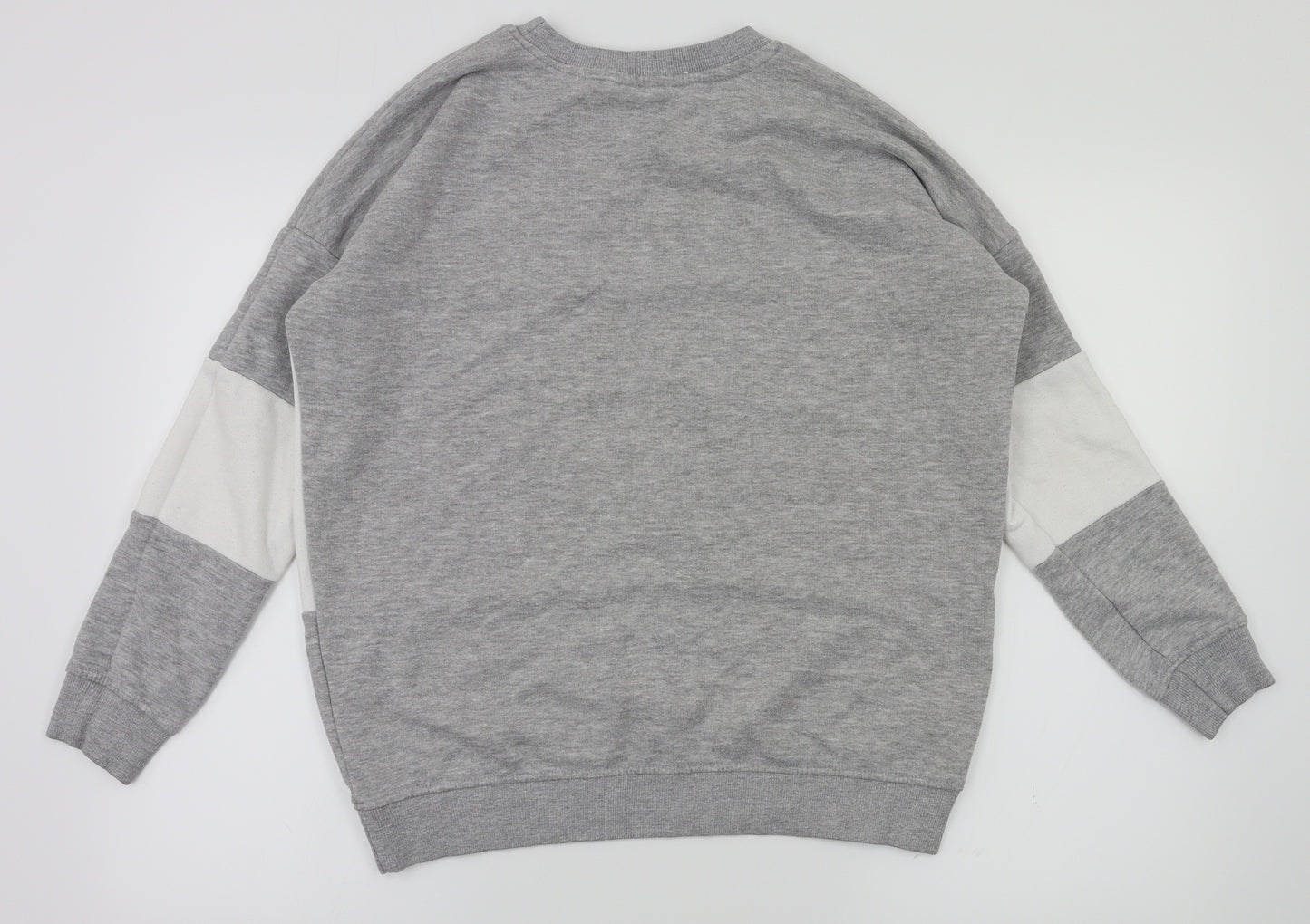 New Look Womens Grey   Pullover Hoodie Size 10