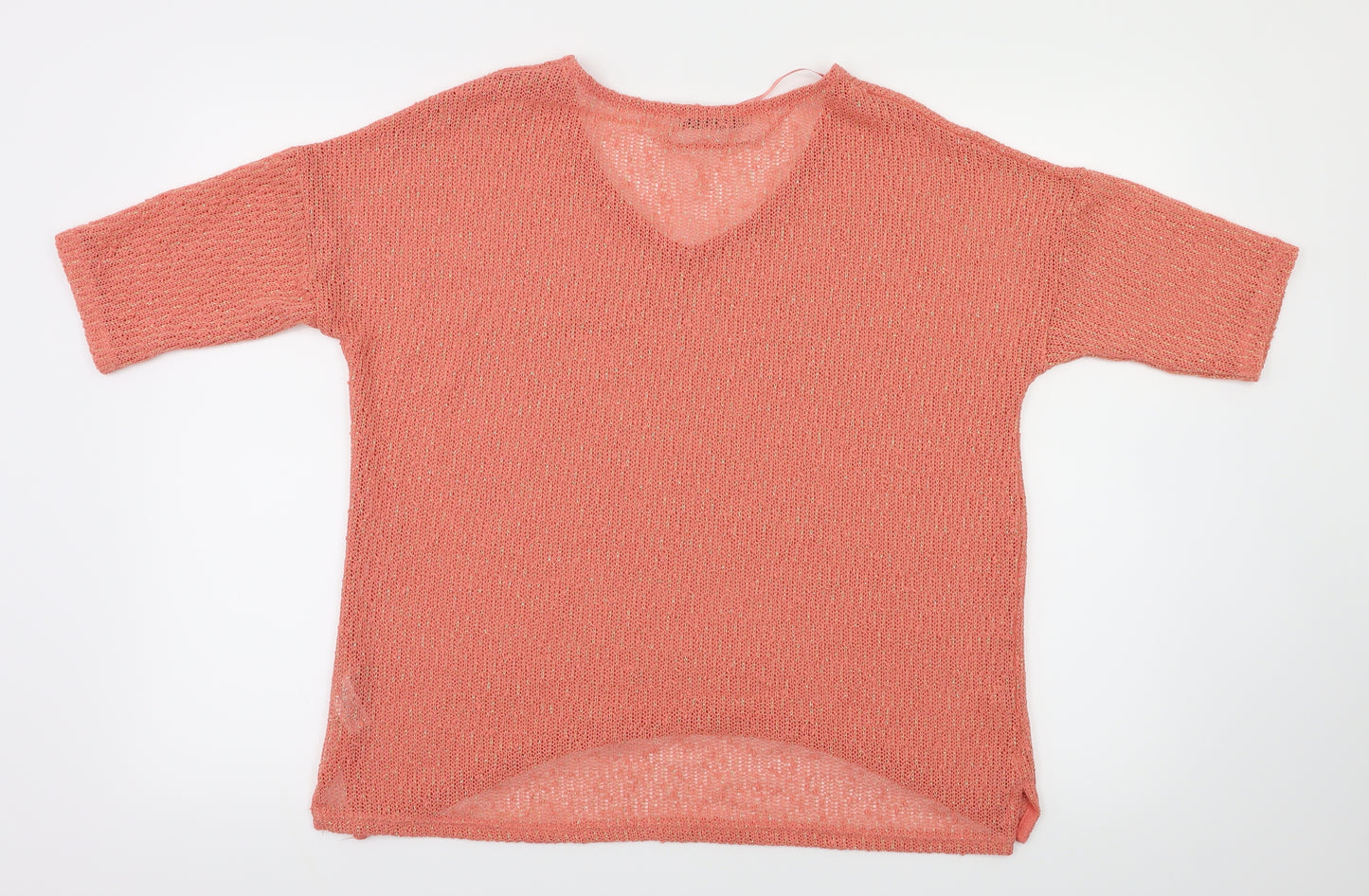 George Womens Orange   Basic T-Shirt Size 14