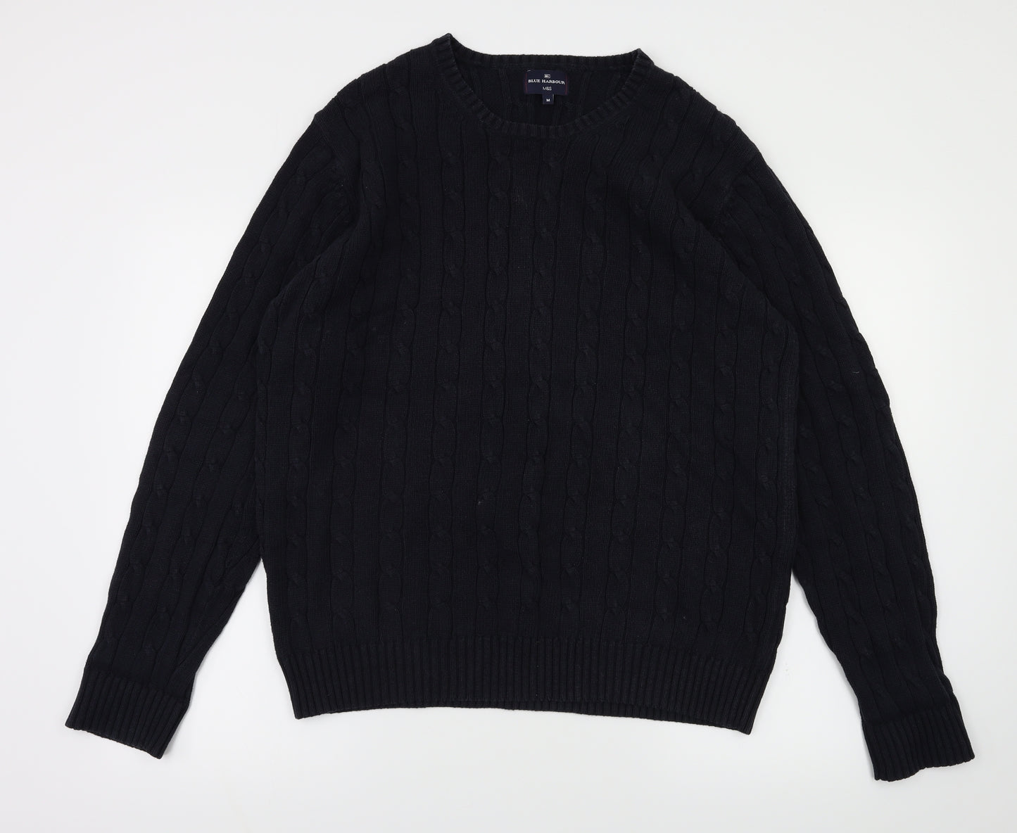 Blue Harbour Mens Blue   Pullover Jumper Size M